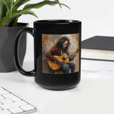 Sonic Serenade Black Glossy Mug - Beyond T-shirts